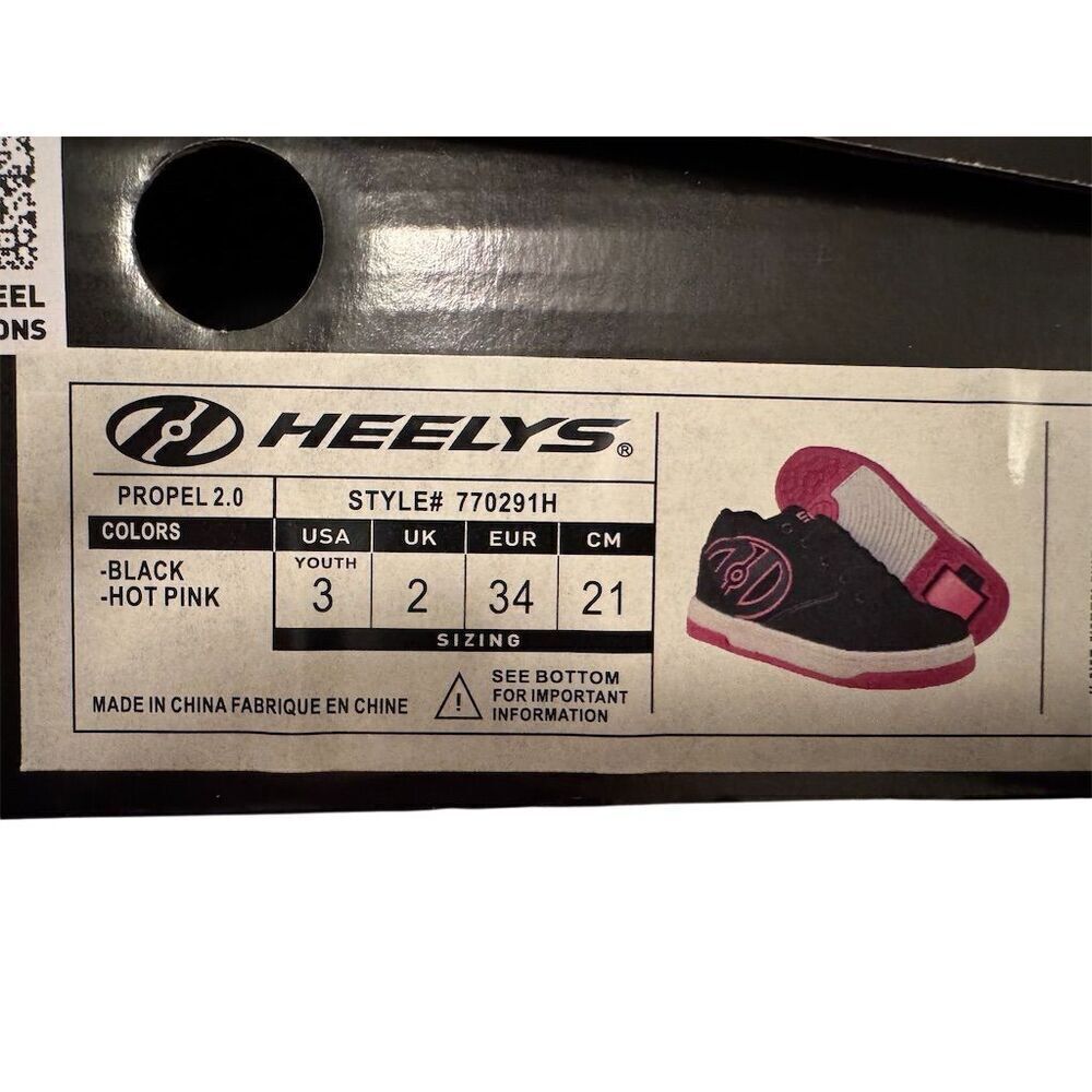 Heelys Propel 2.0 Unisex Kids Skate Shoes Multicolor Size 3 US - Picture 10 of 16